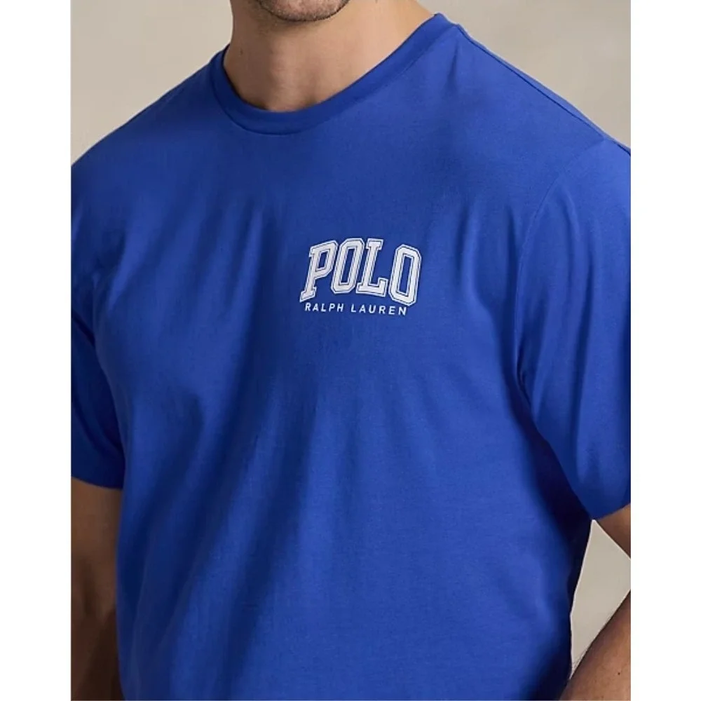 Polo Ralph Lauren Blue Long Jersey Short Sleeve T-Shirt Men's 4XLT NWT $65
